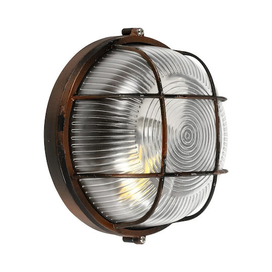 GloboStar Boatlight Стенна Външна Костенурка E27 IP65 17.5x17.5x9εκ.