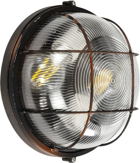 GloboStar Boatlight Wall-Mounted Outdoor Turtle Light E27 IP65 24x24x11εκ.