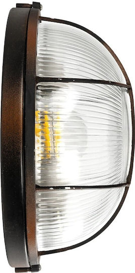 GloboStar Boatlight Wall-Mounted Outdoor Turtle Light E27 IP65 24x24x11εκ.