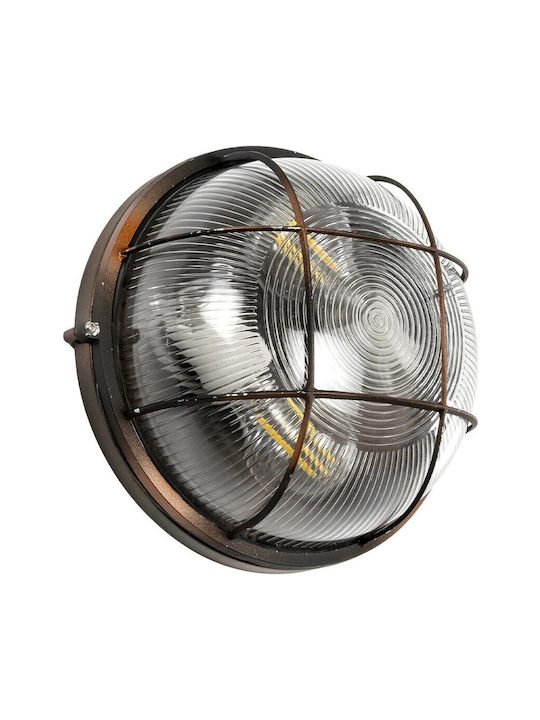 GloboStar Boatlight Wall-Mounted Outdoor Turtle Light E27 IP65 24x24x11εκ.