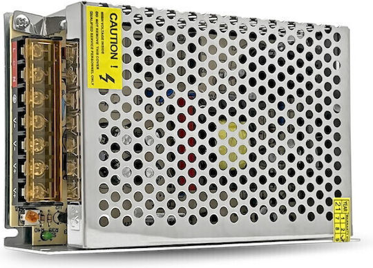 Geyer Τροφοδοτικό LED IP20 Ισχύος 120W με Τάση Εξόδου 24V