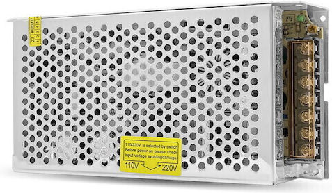 Geyer Τροφοδοτικό LED IP20 Ισχύος 200W με Τάση Εξόδου 12V