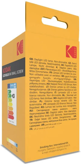 Kodak LED-Lampe 6W 86mm für Fassung E14 und Form R50 Kühles Weiß