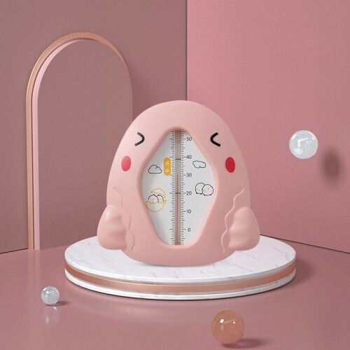 Analog Bade-Thermometer 5°C bis 50°C Rosa