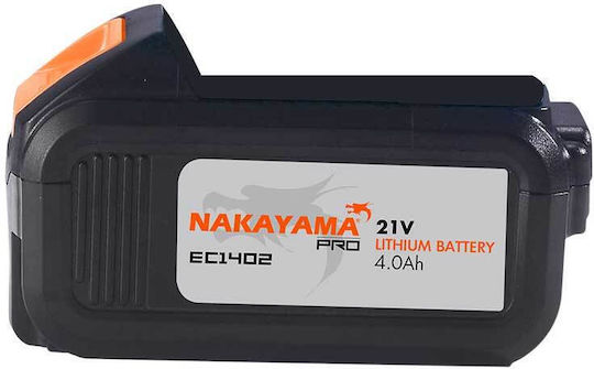 Nakayama Tool Battery Lithium 21V with Capacity 4Ah EC1402