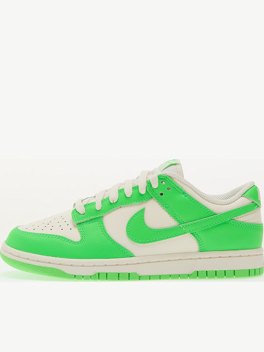 Dunk Low Damen Sneakers Sail / Green Strike