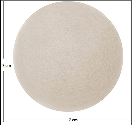Set 6 Bile Uscător XL din Lână 100% Naturală Noua Zeelandă 1000 Utilizări Antistatice Reduce Cutele Timpul de Uscare Alternativă la Balsamul de Rufe Lichid Bile Uscător din Plastic În Cutie de Depozitare Albe