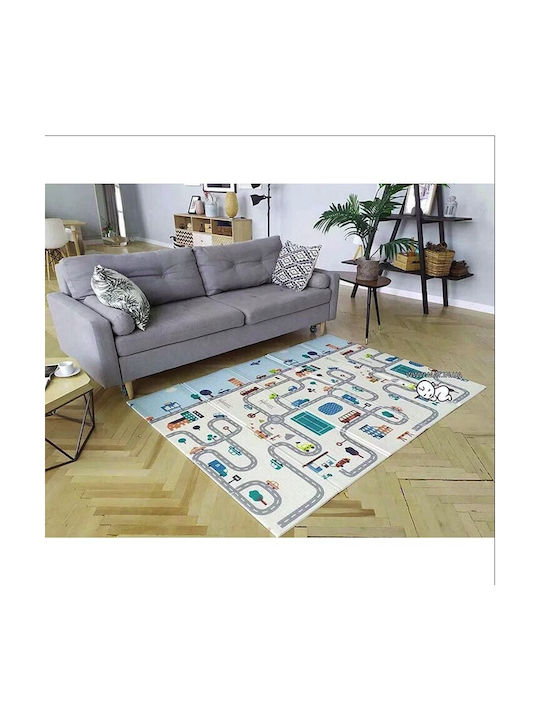 Χαλάκι Δραστηριοτήτων Μπεζ 200x160cm Πάχους 6mm