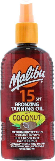 Malibu Coconut Tanning Oil Spf15 200ml + After Sun Balm 200ml