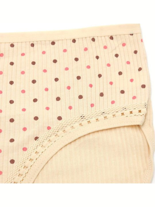 High-waisted Women's Slip Beige