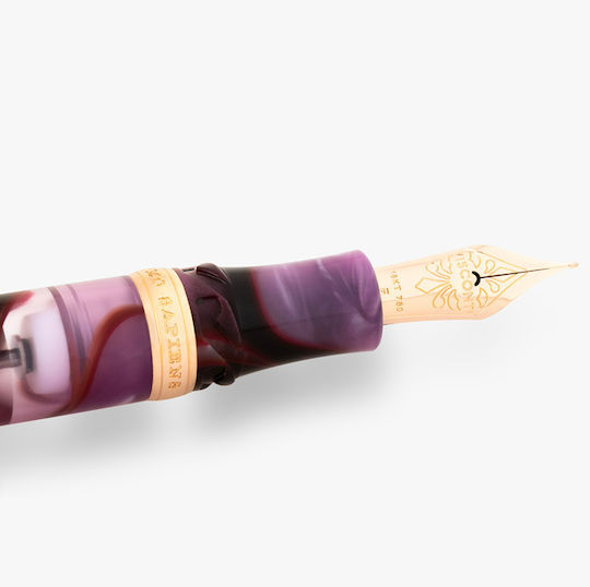 Visconti Πένα Γραφής Λευκή με Μπλε Μελάνι