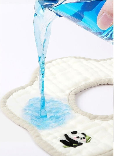 Wasserdicht Lätzchen aus 100% Baumwolle White