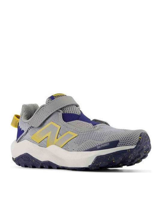Dynasoft Nitrel Kinder Sportschuhe Laufen mit Bügel- und Schleifenverschluss Gray