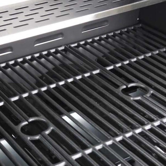Bormann Elite BBQ4100 Gas Grill with 4 pcs 14.4kW and Side Burner