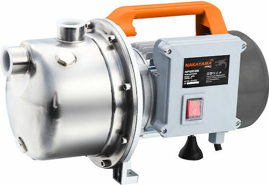 Nakayama NP2035 Electric Surface Water Pump with Automatic Suction 1.1hp Single-Phase