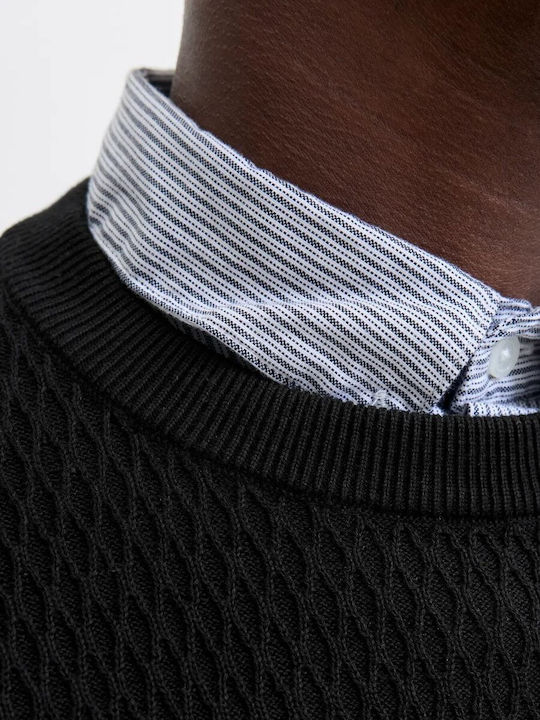 Langarm-Pullover Black