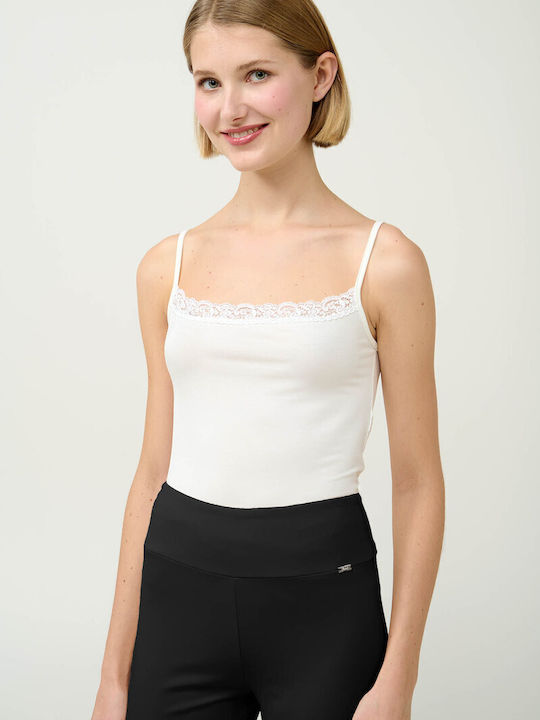 Damen Hoch tailliert Stoff Hose Black