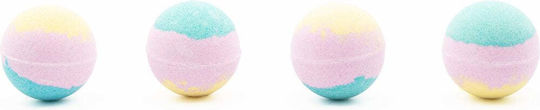 Set Cadou Bath Bombs Cu Miros De Lavandă Și Trandafir Becasan Nature 4 X 100 G