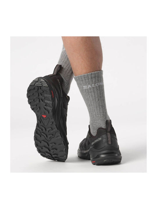 X-Adventure GTX Ανδρικά Αθλητικά Παπούτσια Trail Running Μαύρα Αδιάβροχα με Μεμβράνη Gore-Tex