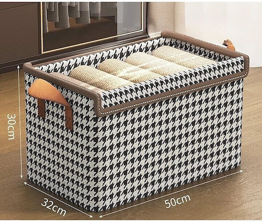 Stoff Aufbewahrungshülle für Kleidung in Braun Farbe 50x32cm 1Stück