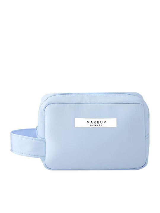 Flippy Cosmetic Bag Handle Waterproof Material 16 X 11 X 7 Cm Blue