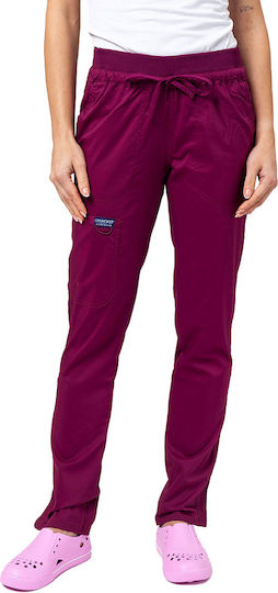 Cherokee WWWE105 Women's Burgundy Medical Pants