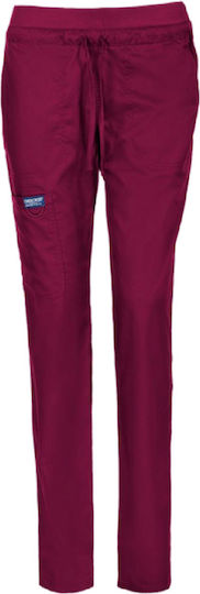 Cherokee WWWE105 Women's Burgundy Medical Pants