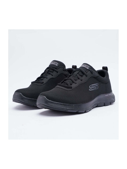 Flex Advantage 4.0 Ανδρικά Αθλητικά Παπούτσια Running Μαύρα