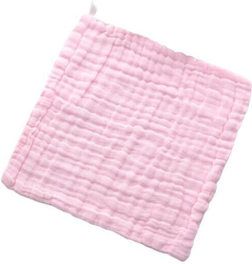 Hässe-Schultertuch Rosa 30x30cm.
