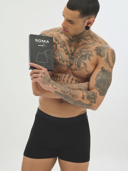 Herren Boxershorts Black 1Packung