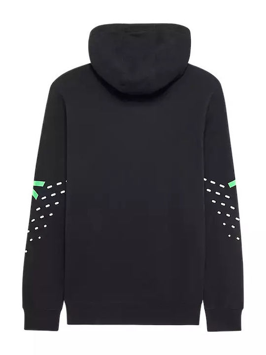 Shield Sweatshirt mit Kapuze Schwarz