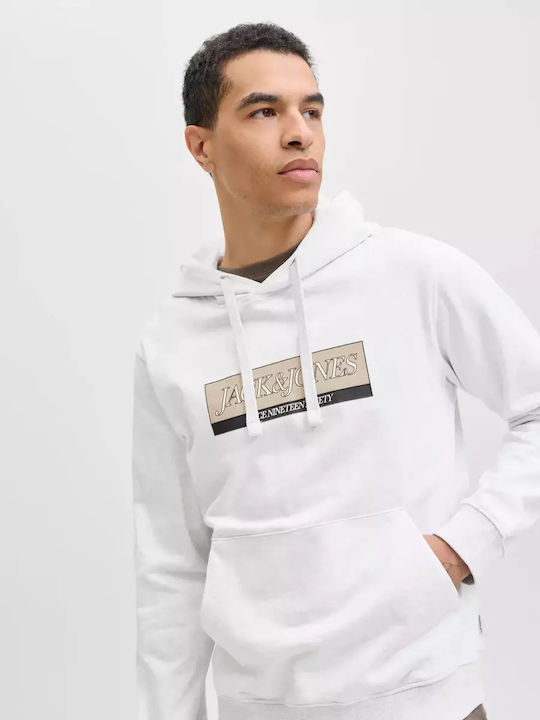 Sweatshirt with Hood White