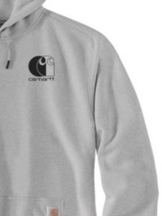 Signature Logo Hoodie Sweatshirt Black Light Gray