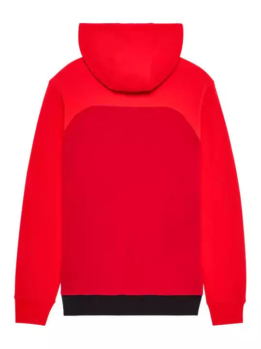Fracture Sweatshirt mit Kapuze Rot