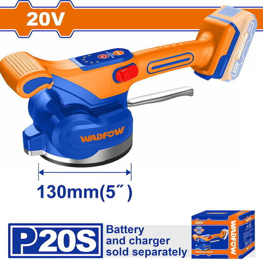Wadfow Electric Vibration Suction Cup Battery 20V Solo