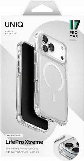 Uniq Lifepro Xtreme Umschlag Rückseite Kunststoff / Silikon Transparent (iPhone 17 Pro Max)