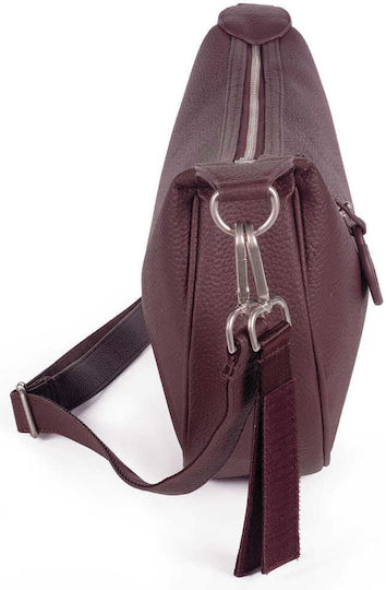 Pasito a Pasito Shoulder/Hand Diaper Bag Burgundy 38x20x8cm.