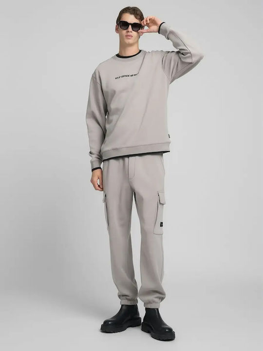 Trousers Cargo Elastic in Regular Fit Gray