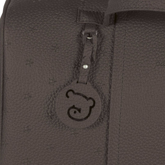 Pasito a Pasito Shoulder/Hand Diaper Bag London Brown 38x28x16cm.