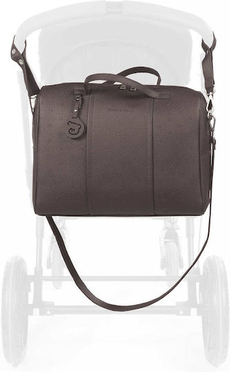 Pasito a Pasito Shoulder/Hand Diaper Bag London Brown 38x28x16cm.