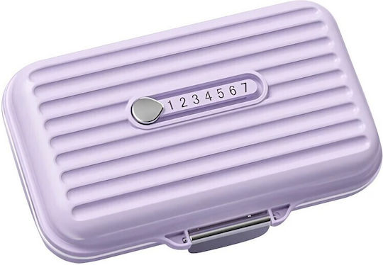 Cutie de Medicamente Flippy Mov 7 Compartimente Portabil Compact 11x7,2x3,5 Cm Ideal pentru Utilizare Zilnică