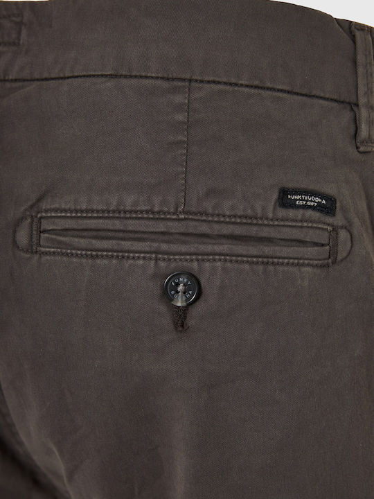Pantaloni Chino cu Croială Normală Gri