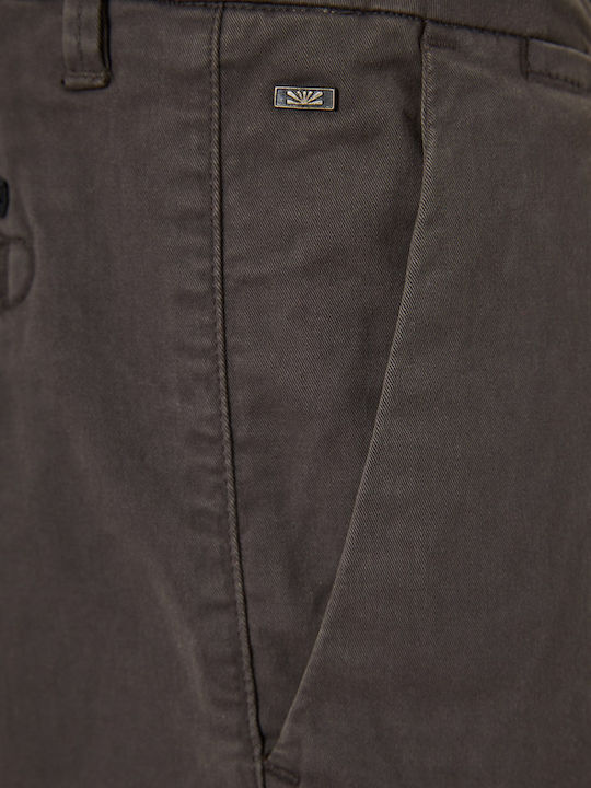 Pantaloni Chino cu Croială Normală Gri