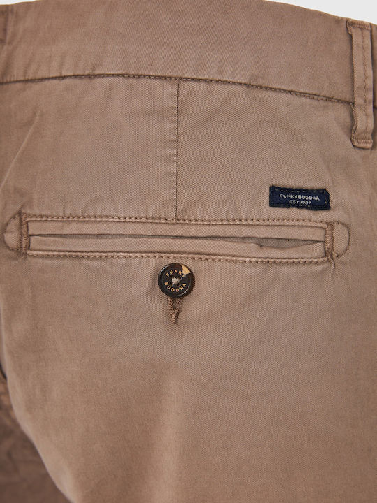 Hose Chino Elastisch Beige