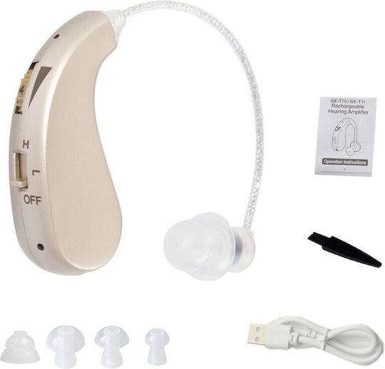 Rechargeable Hearing Aid for Left Ear
