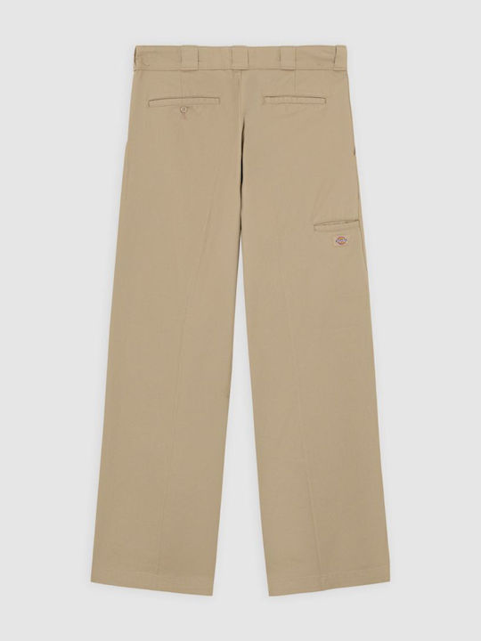 Hose in Lockere Passform Beige
