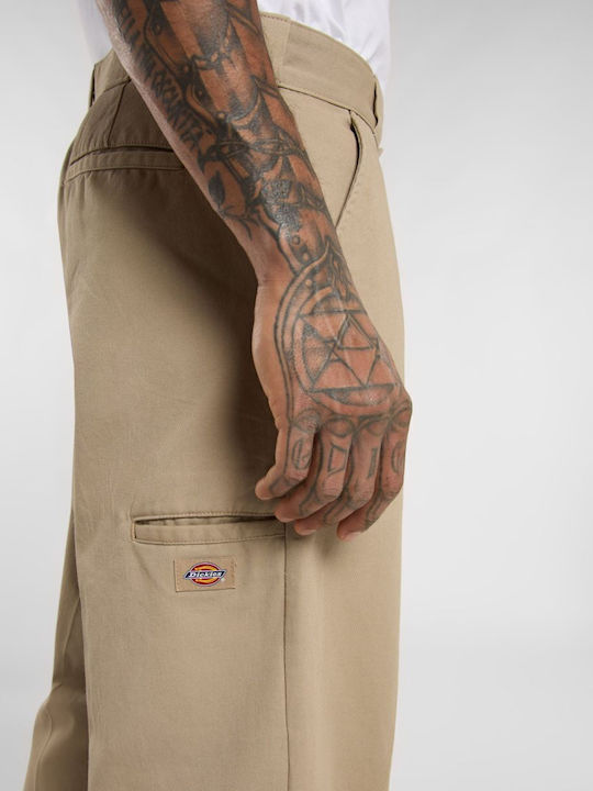 Hose in Lockere Passform Beige