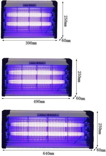 Ηλεκτρική Εντομοπαγίδα 30W 60m²