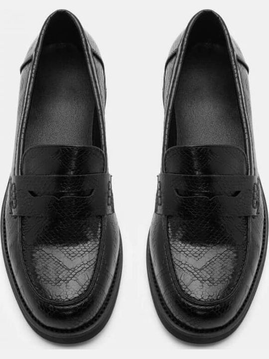 Damen Mokassins in Schwarz Farbe
