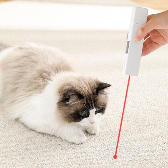 Elektrische Nagelfeile Für Hunde Flippy Usb Aufladung Laser Spiel Staubdichter Deckel Elektrisches Display 15 X 3 Cm Mehrere Geschwindigkeiten Weiß